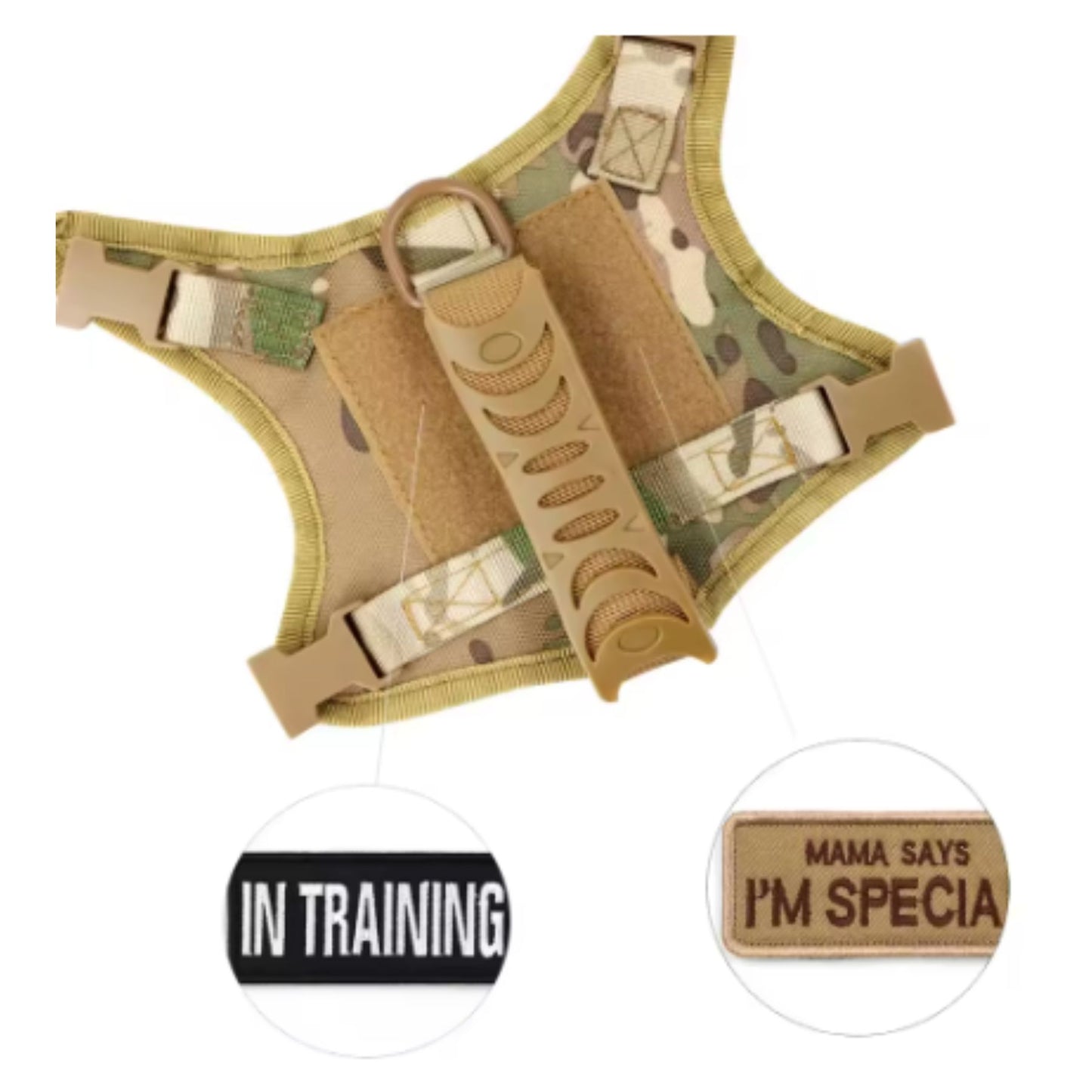 GAT Tactical Cat Harness open view – easy to put on adjustable vest for cats