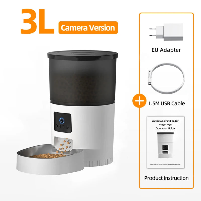 Comedero automático para gatos con cámara HD y app | Smart Cat Feeder with WiFi – GAT SmartFeeder
