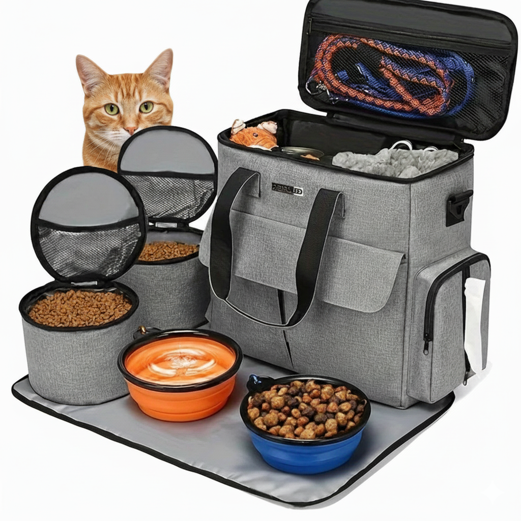 GAT Journey Bag for Cats – travel organizer bag with cat inside