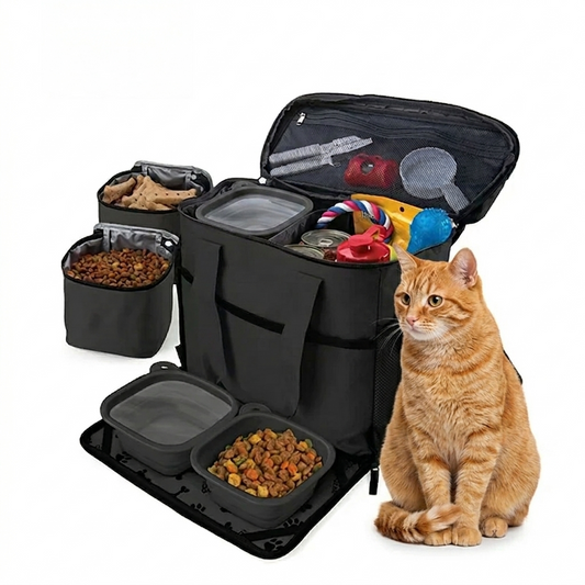 GAT Travel Kit cat travel organizer — front view on white background