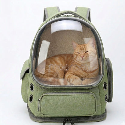 GAT Cat Voyager Pack — Transparent Astronaut Backpack for Cats